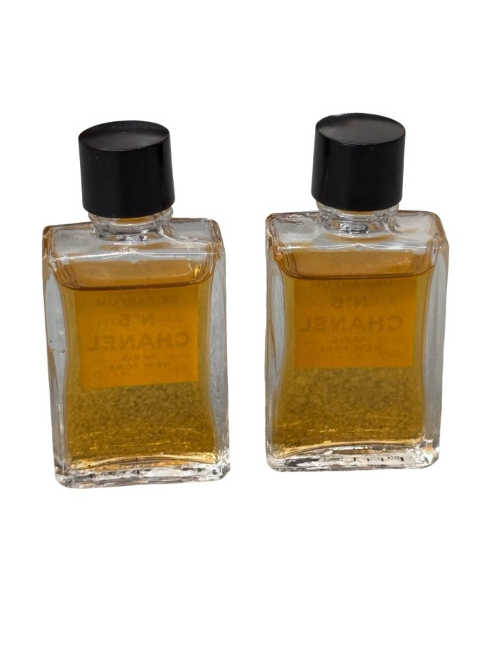 Set 2 Chanel No. 5 Eau De Parfum Mini Bottles 1/8 Oz 4mL Vintage Travel Official - Picture 10 of 10